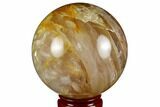 Captivating, Polished Hematoid Quartz Sphere #185599-2
